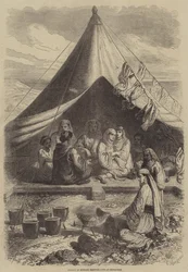 ジブラルタルのムーア人難民ユダヤ人の家族